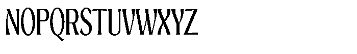 Mighast Condensed Font UPPERCASE