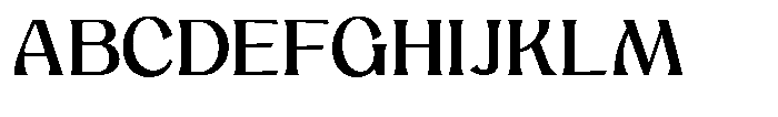 Mighast Expanded Font UPPERCASE