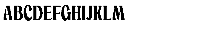 Mighast Extra Bold Condensed Font UPPERCASE