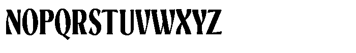 Mighast Extra Bold Condensed Font UPPERCASE