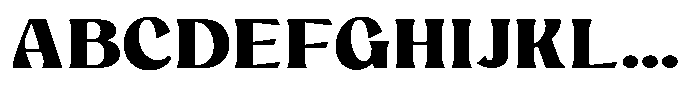 Mighast Extra Bold Expanded Font UPPERCASE