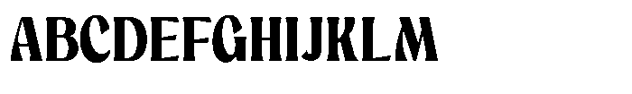 Mighast Extra Bold Semi Condensed Font UPPERCASE