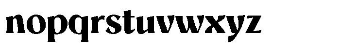 Mighast Extra Bold Font LOWERCASE