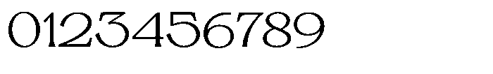 Mighast Extra Light Expanded Font OTHER CHARS