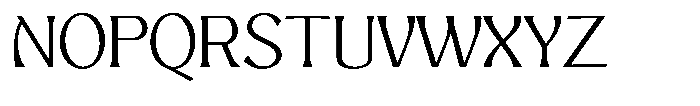 Mighast Extra Light Expanded Font UPPERCASE