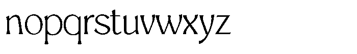 Mighast Extra Light Font LOWERCASE