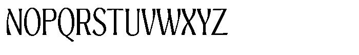 Mighast Light Semi Condensed Font UPPERCASE