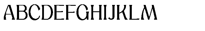 Mighast Light Semi Expanded Font UPPERCASE