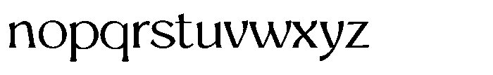 Mighast Light Semi Expanded Font LOWERCASE