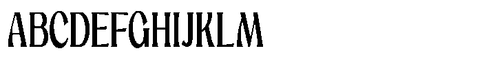 Mighast Medium Condensed Font UPPERCASE
