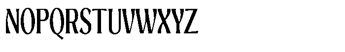 Mighast Medium Condensed Font UPPERCASE