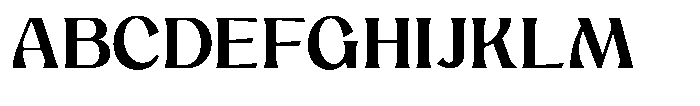 Mighast Medium Expanded Font UPPERCASE