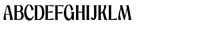 Mighast Medium Semi Condensed Font UPPERCASE