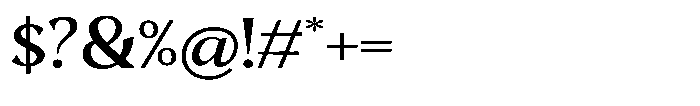 Mighast Medium Semi Expanded Font OTHER CHARS