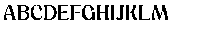 Mighast Medium Semi Expanded Font UPPERCASE