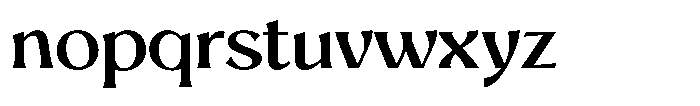 Mighast Medium Semi Expanded Font LOWERCASE