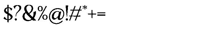 Mighast Regular Font OTHER CHARS