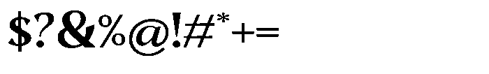 Mighast Semi Bold Semi Expanded Font OTHER CHARS