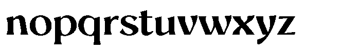 Mighast Semi Bold Semi Expanded Font LOWERCASE
