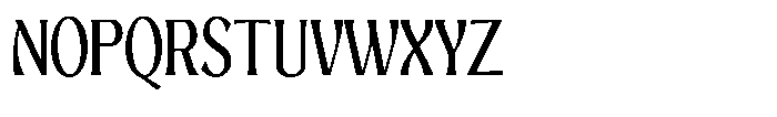 Mighast Semi Condensed Font UPPERCASE