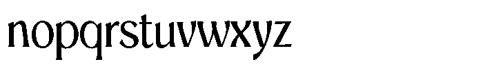 Mighast Semi Condensed Font LOWERCASE