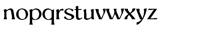 Mighast Semi Expanded Font LOWERCASE