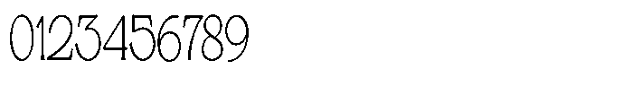 Mighast Thin Condensed Font OTHER CHARS