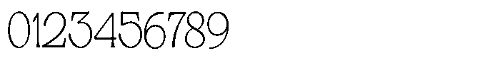 Mighast Thin Semi Condensed Font OTHER CHARS