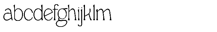 Mighast Thin Semi Condensed FONT