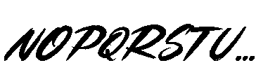 Mightora Italic Font UPPERCASE
