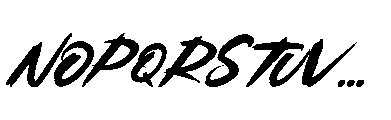 Mightora Italic Font LOWERCASE