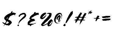 Mightora Regular Font OTHER CHARS
