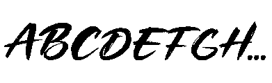 Mightora Regular Font UPPERCASE