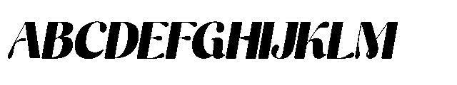 Mighty Monte Italic Font UPPERCASE