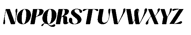 Mighty Monte Italic Font UPPERCASE
