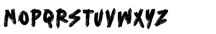 Mighty Terror Font UPPERCASE