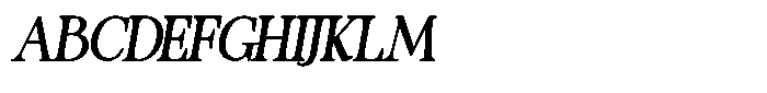 Migorta Elegance  Bold Italic Fo Regular Font UPPERCASE