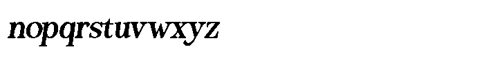 Migorta Elegance  Bold Italic Th Regular Font LOWERCASE