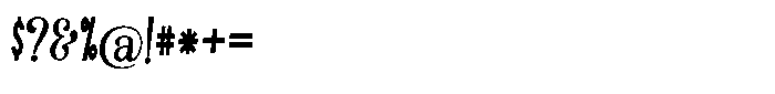 Migorta Elegance  Bold Italic Tw Regular Font OTHER CHARS