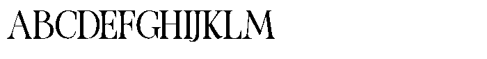 Migorta Elegance  Bold One Regular Font UPPERCASE