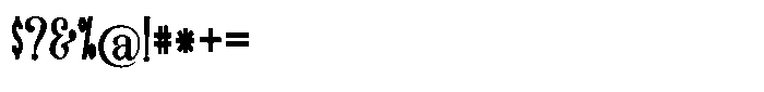 Migorta Elegance  Bold Regular Font OTHER CHARS