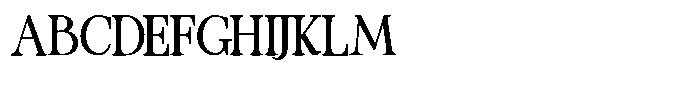 Migorta Elegance  Bold Regular Font UPPERCASE
