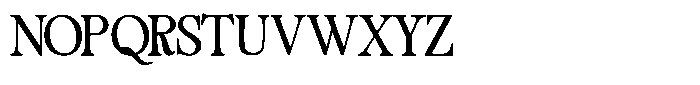 Migorta Elegance  Bold Three Regular Font UPPERCASE