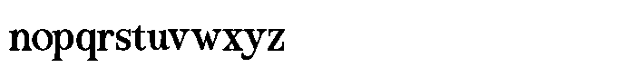 Migorta Elegance  Bold Three Regular Font LOWERCASE