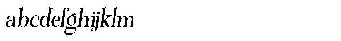 Migorta Elegance  Italic Four Regular FONT