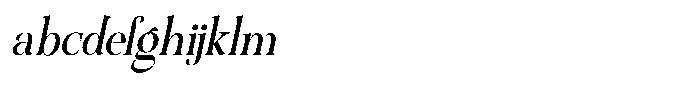 Migorta Elegance  Italic Regular Regular FONT
