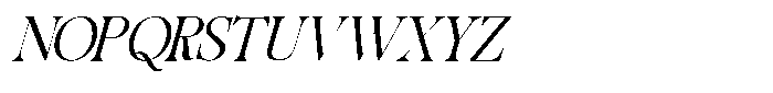 Migorta Elegance  Italic Seven Regular Font UPPERCASE