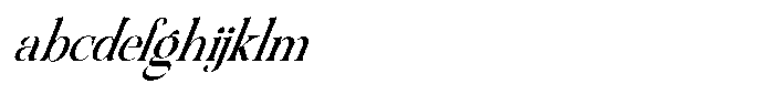 Migorta Elegance  Italic Ten Regular FONT