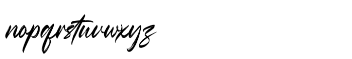Migrand Font LOWERCASE