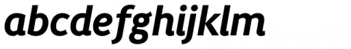 Migration Sans Std Bold Italic Font LOWERCASE
